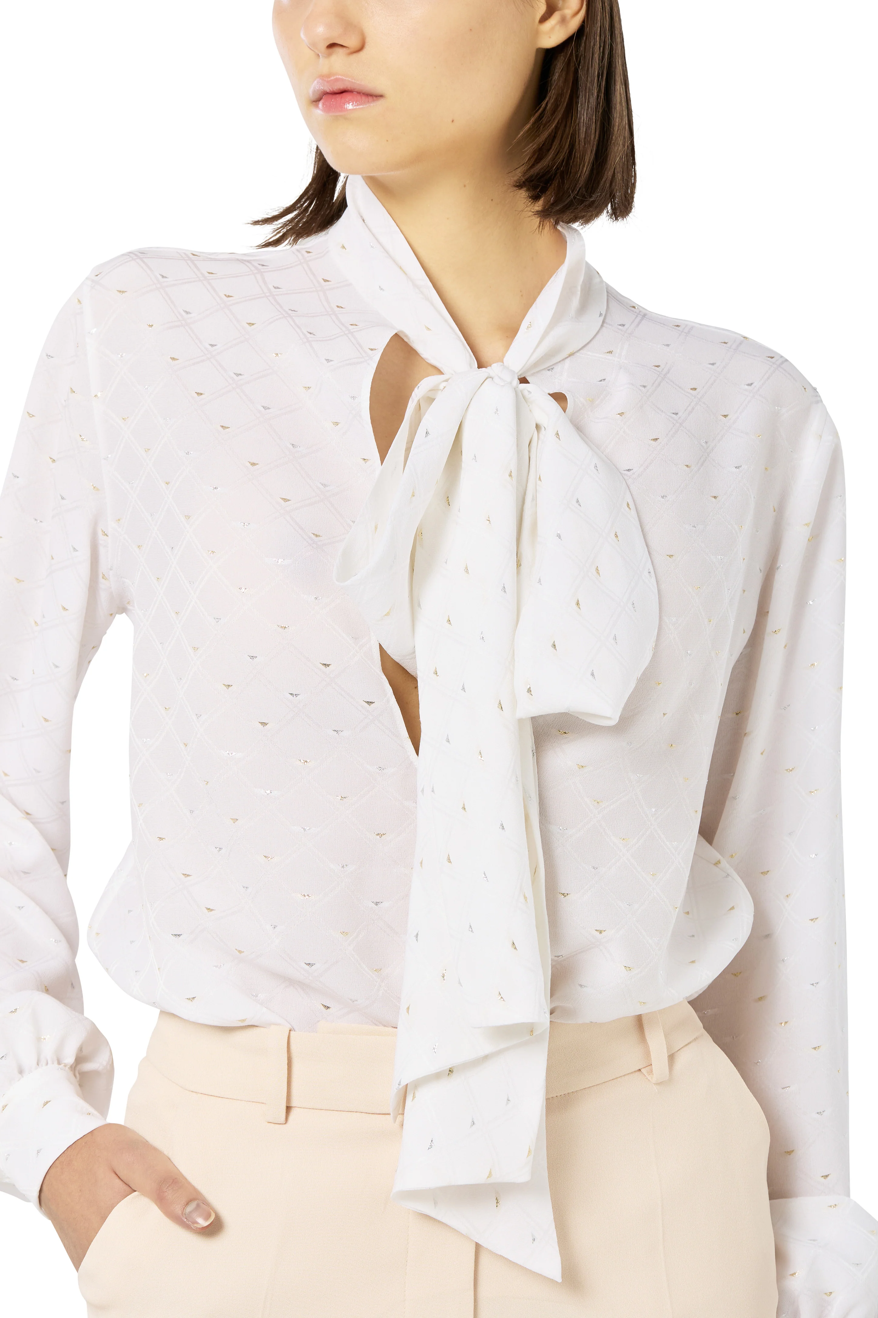 BLOUSE WITH BOW - Image 2