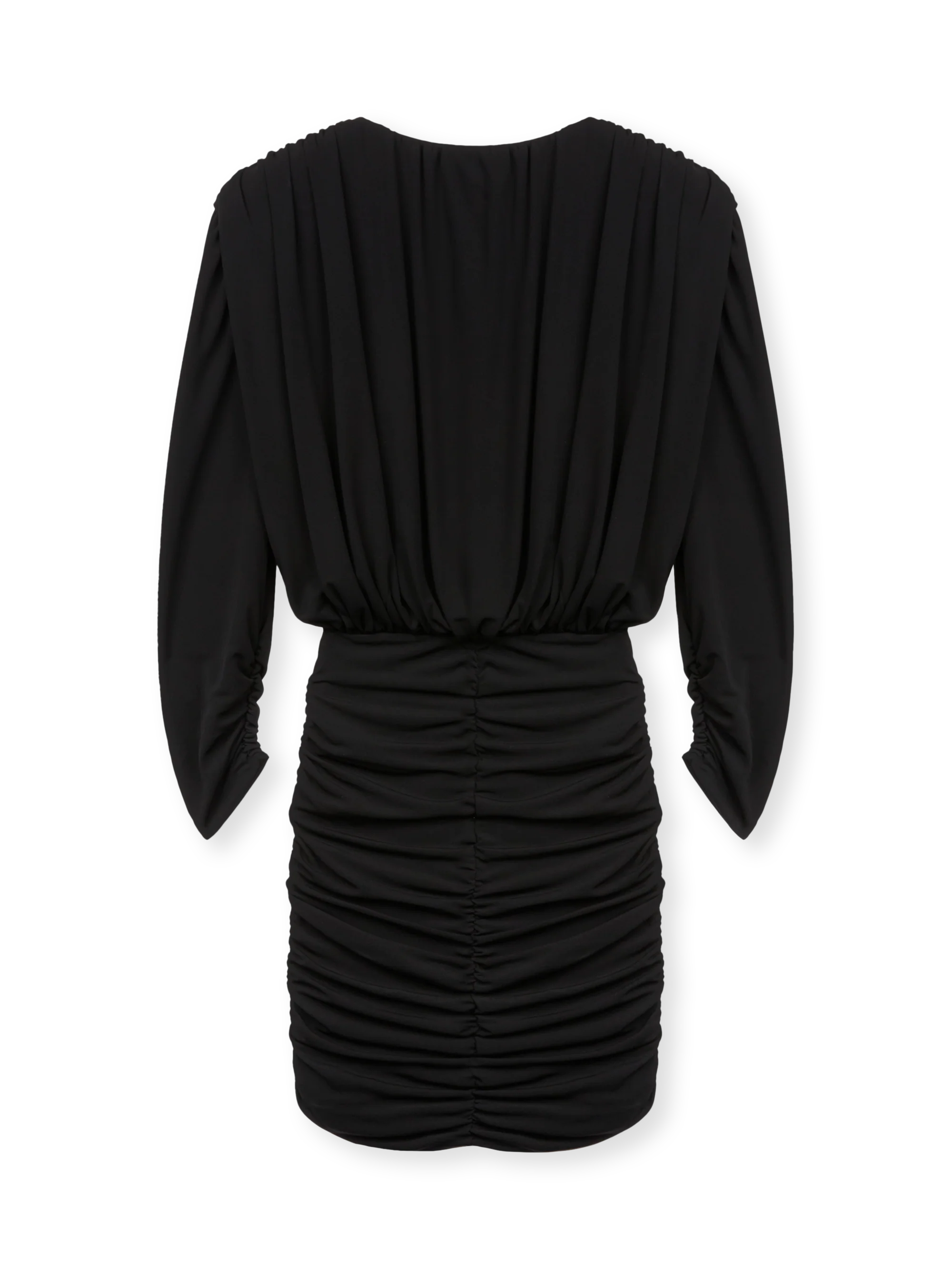 DRAPED MINI DRESS - Image 4