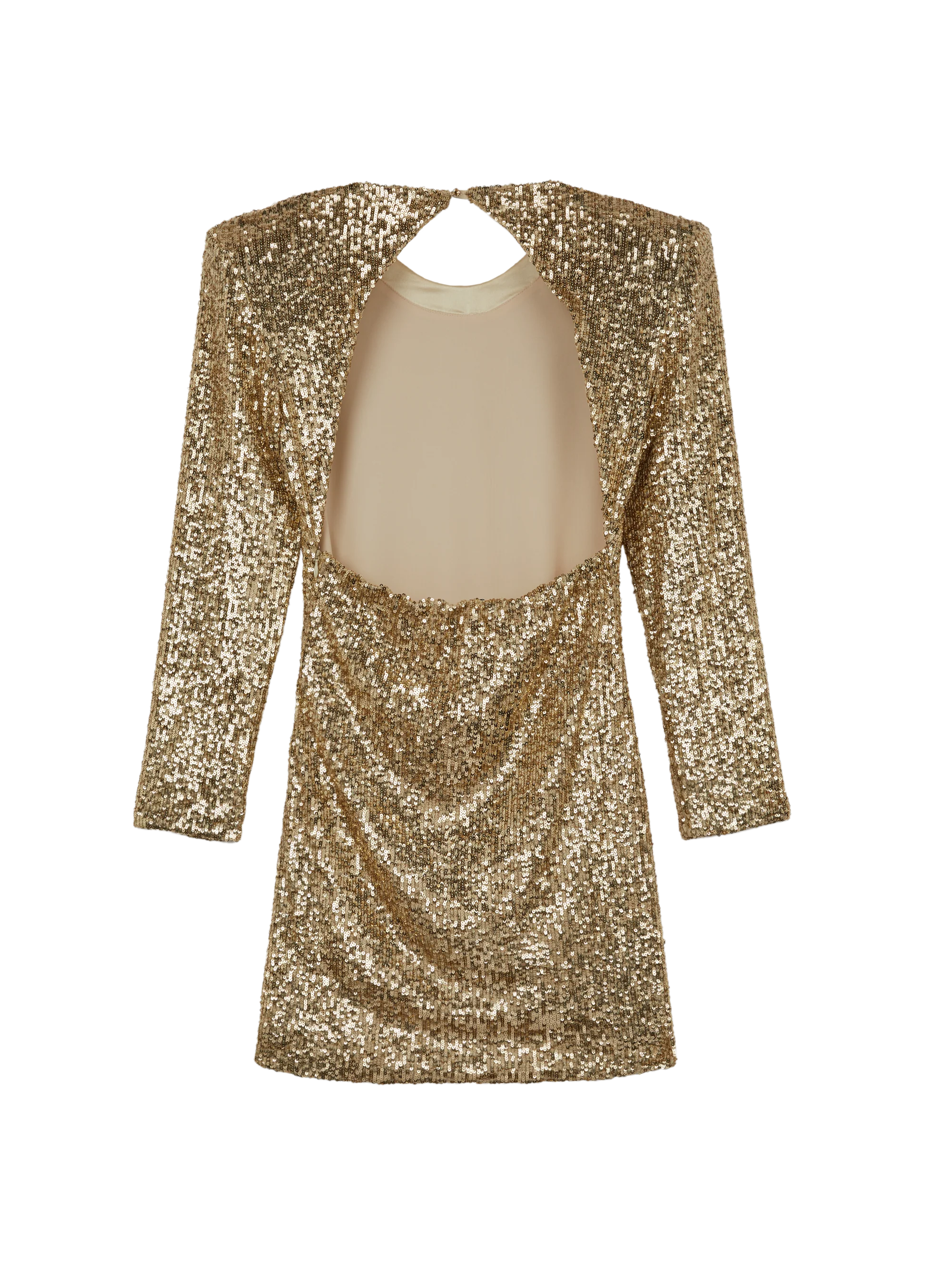 DRAPED PENCIL MINI DRESS - Image 4