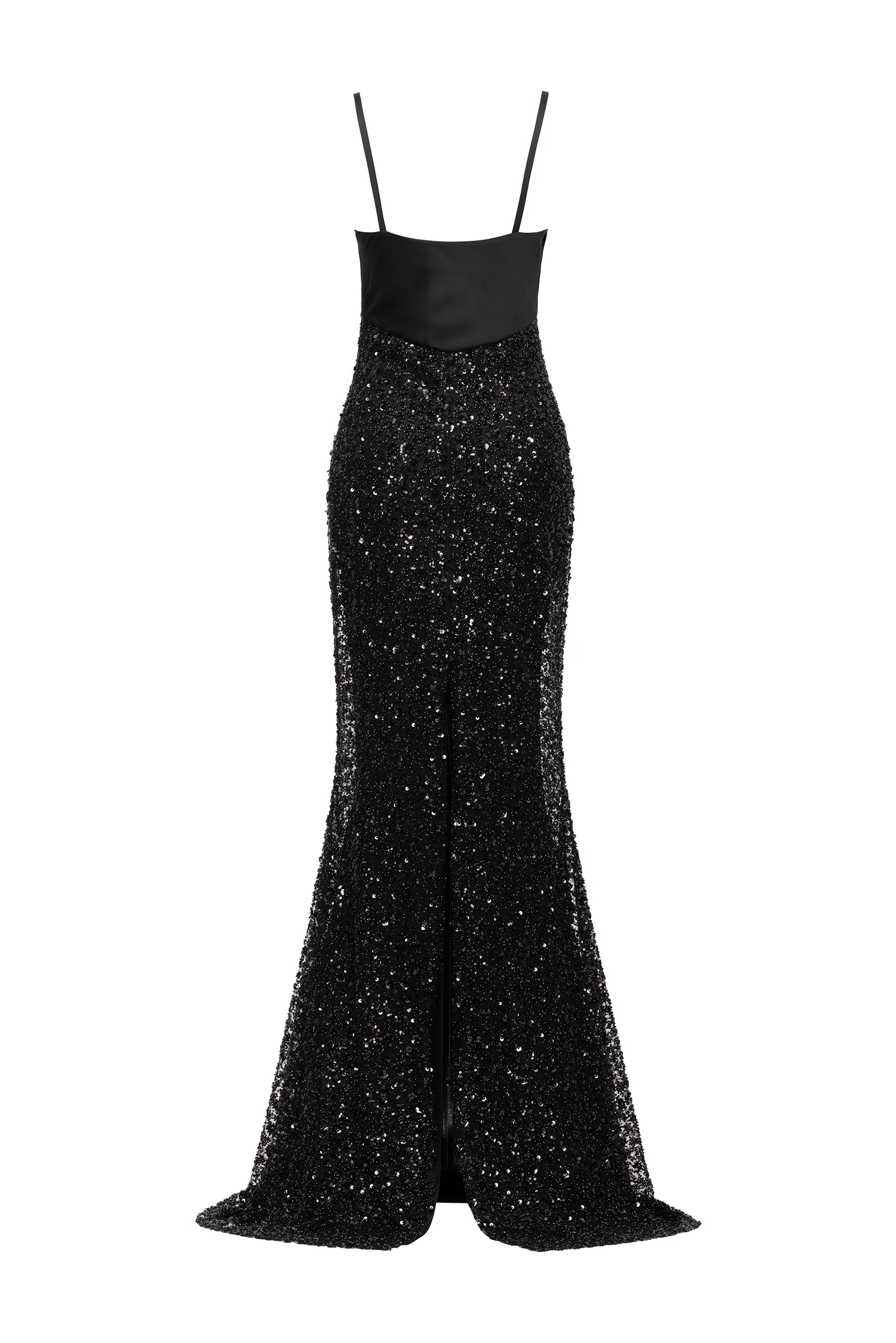 LONG SLIP DRESS WITH BEADS - Image 6