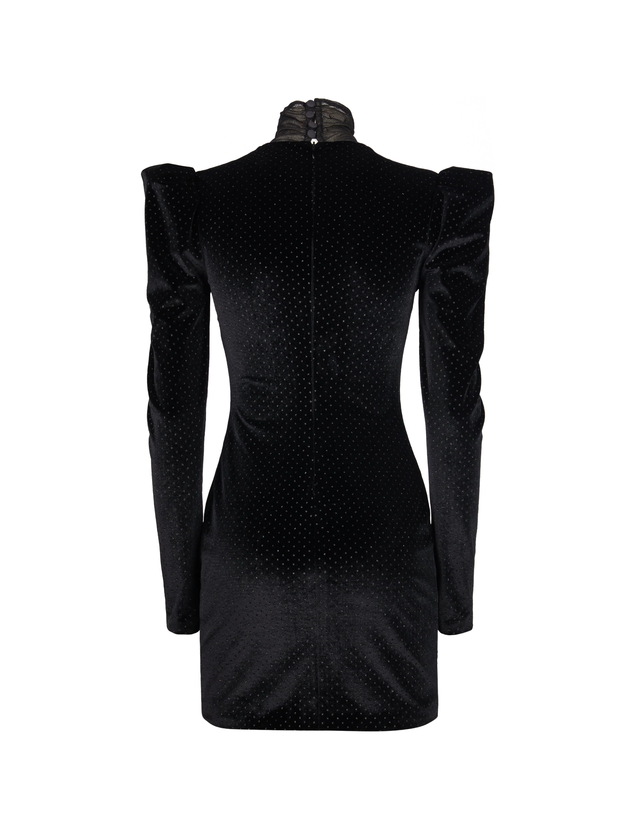MINI DRESS IN PLUMETIS GLITTER CHENILLE - Image 4