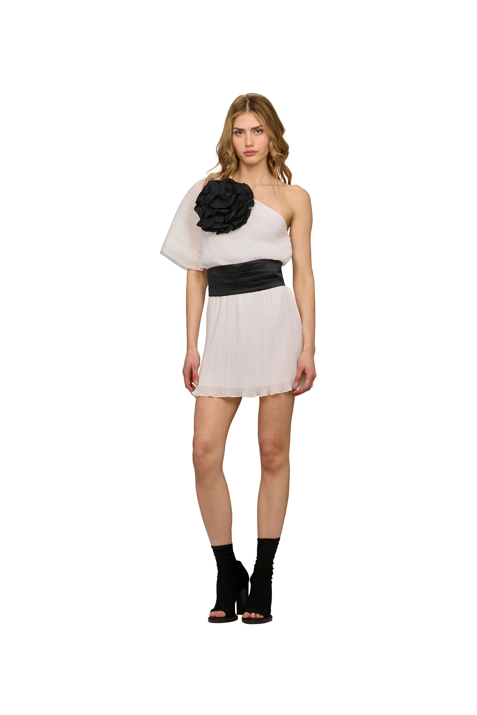 MINI PLEATED DRESS