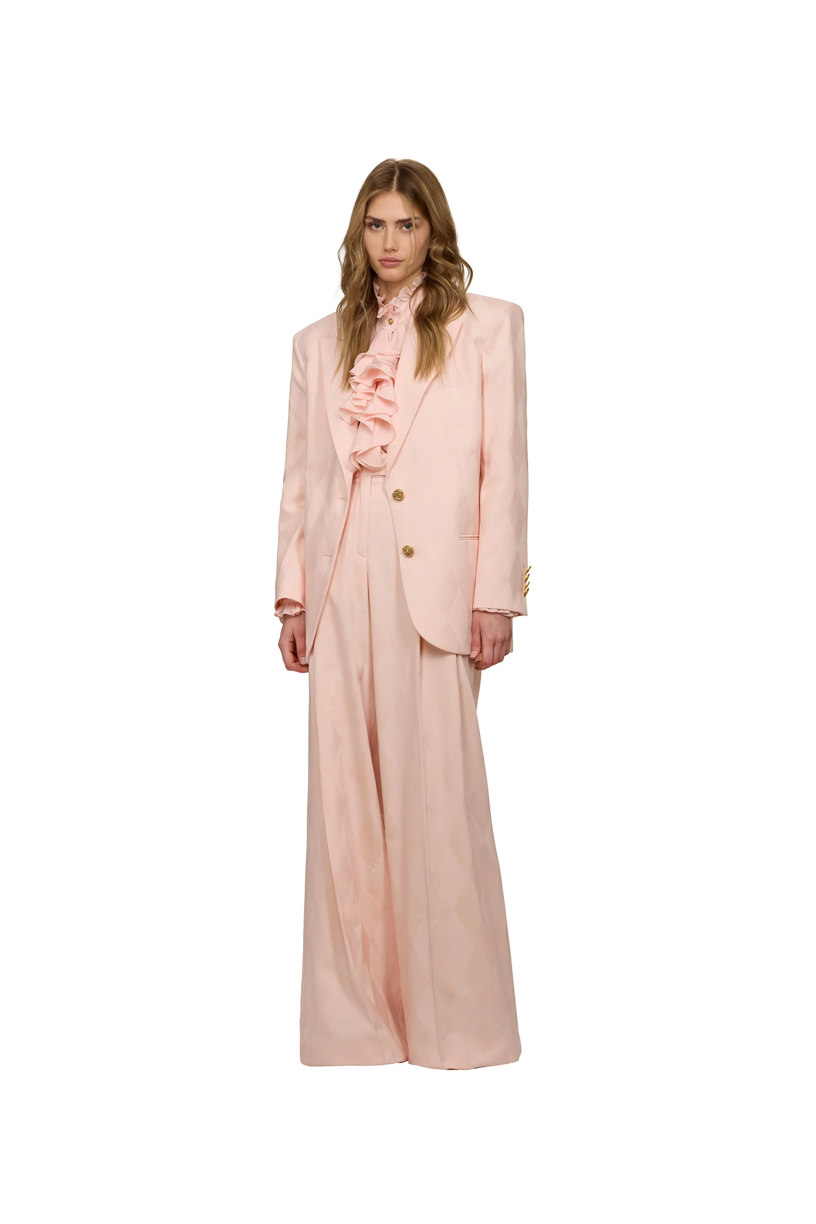 PINK WIDE TROUSER