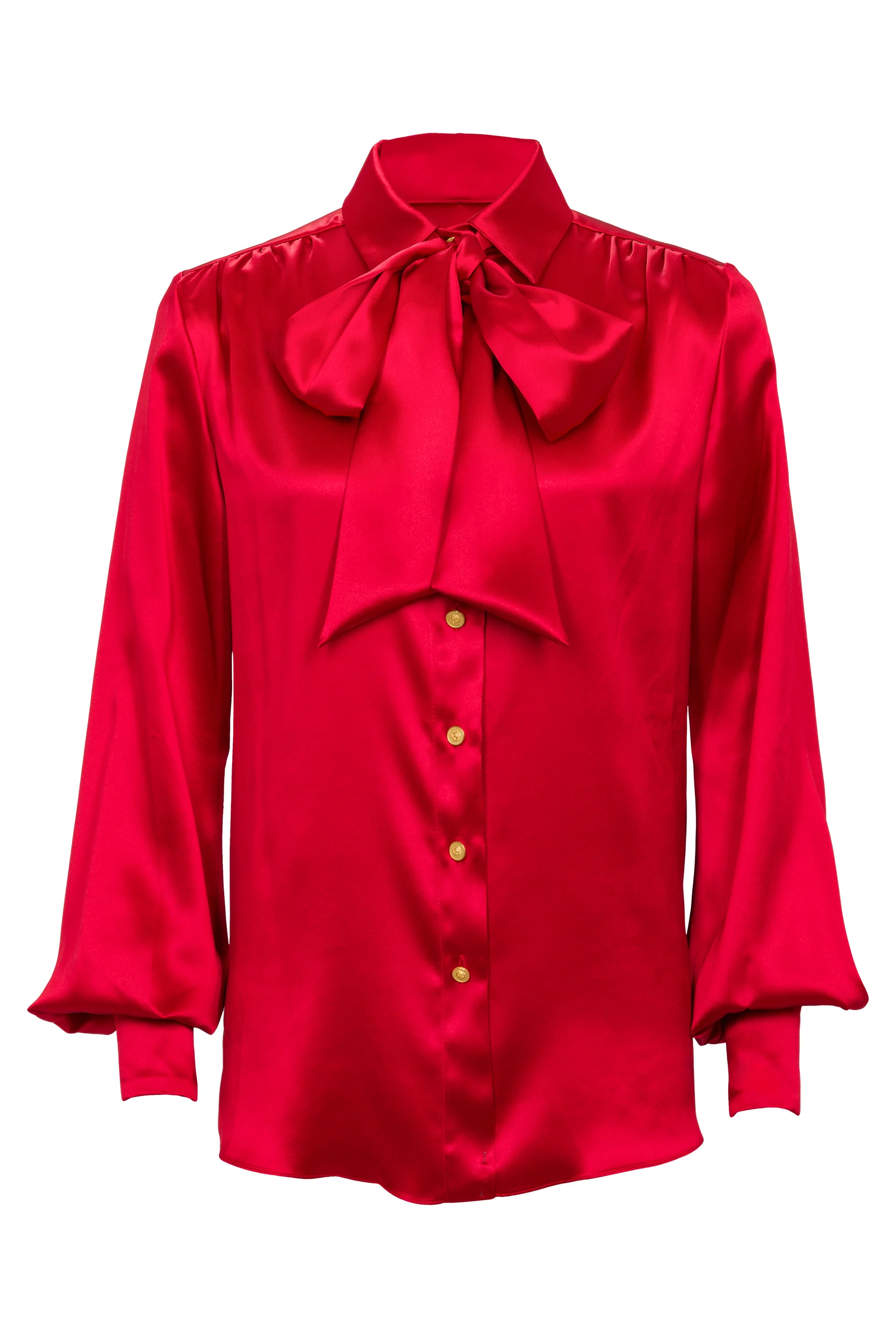 RED SHIRT WITH BOW - Image 5
