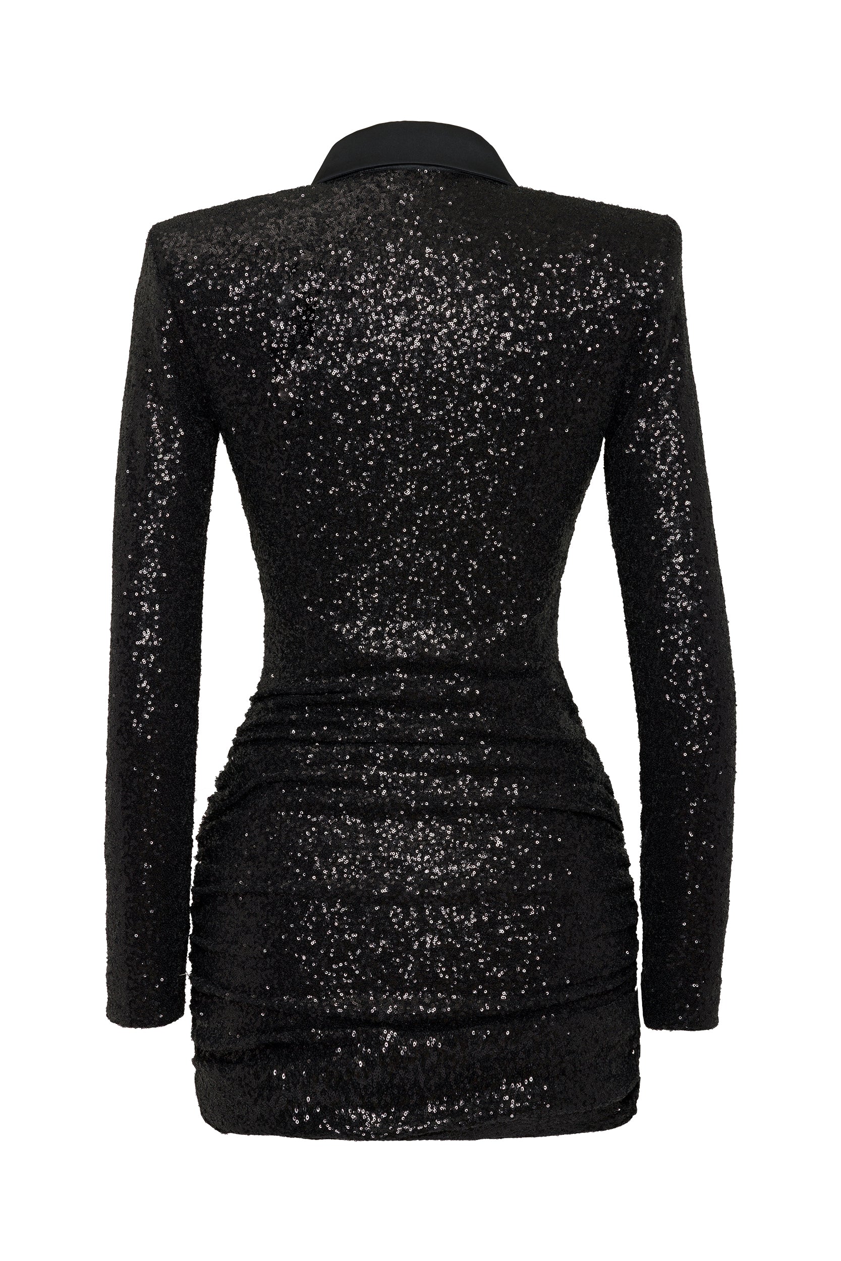 SEQUINED MINI POLO DRESS - Image 6