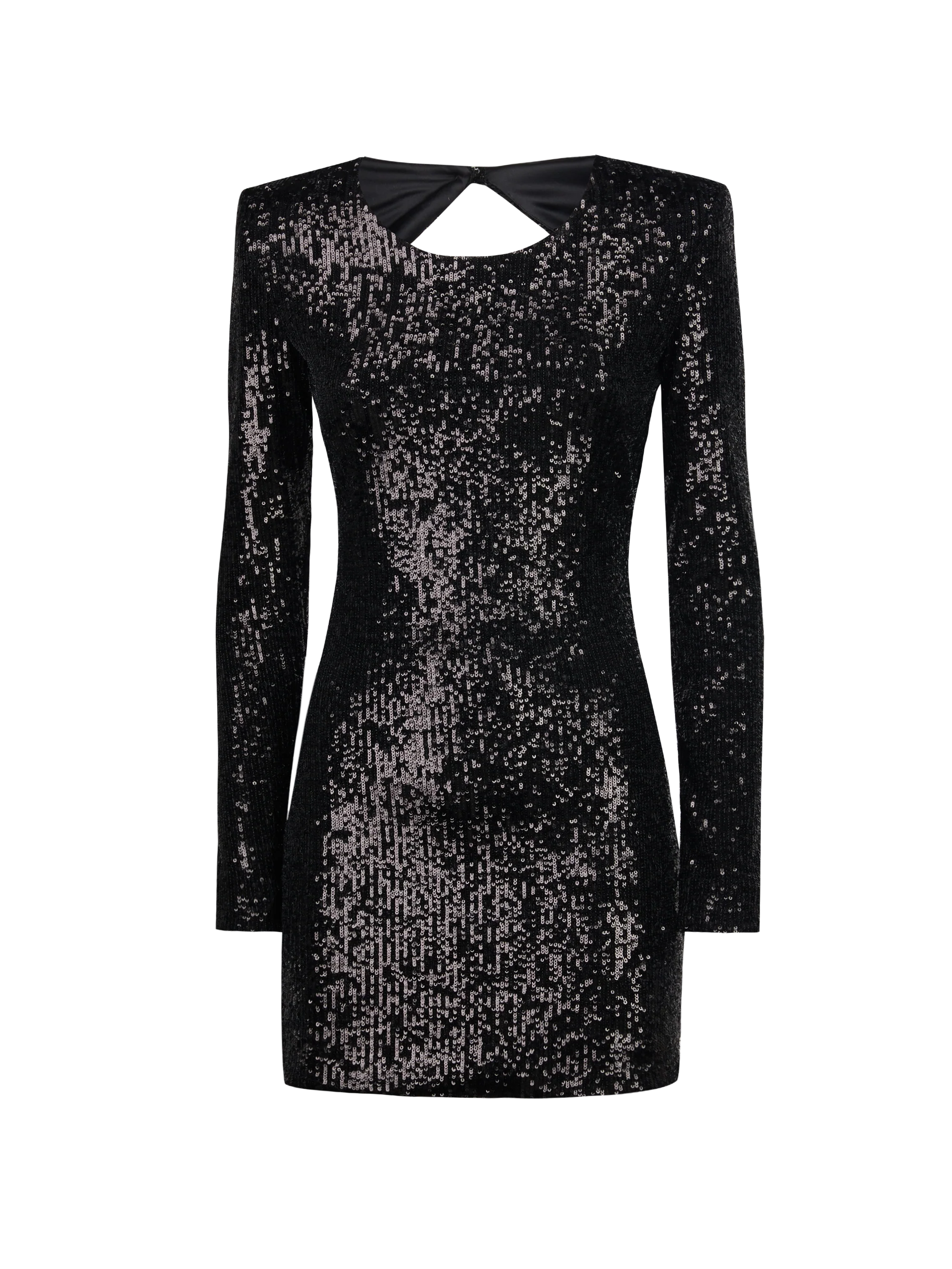 SEQUINS PENCIL MINI DRESS - Image 3