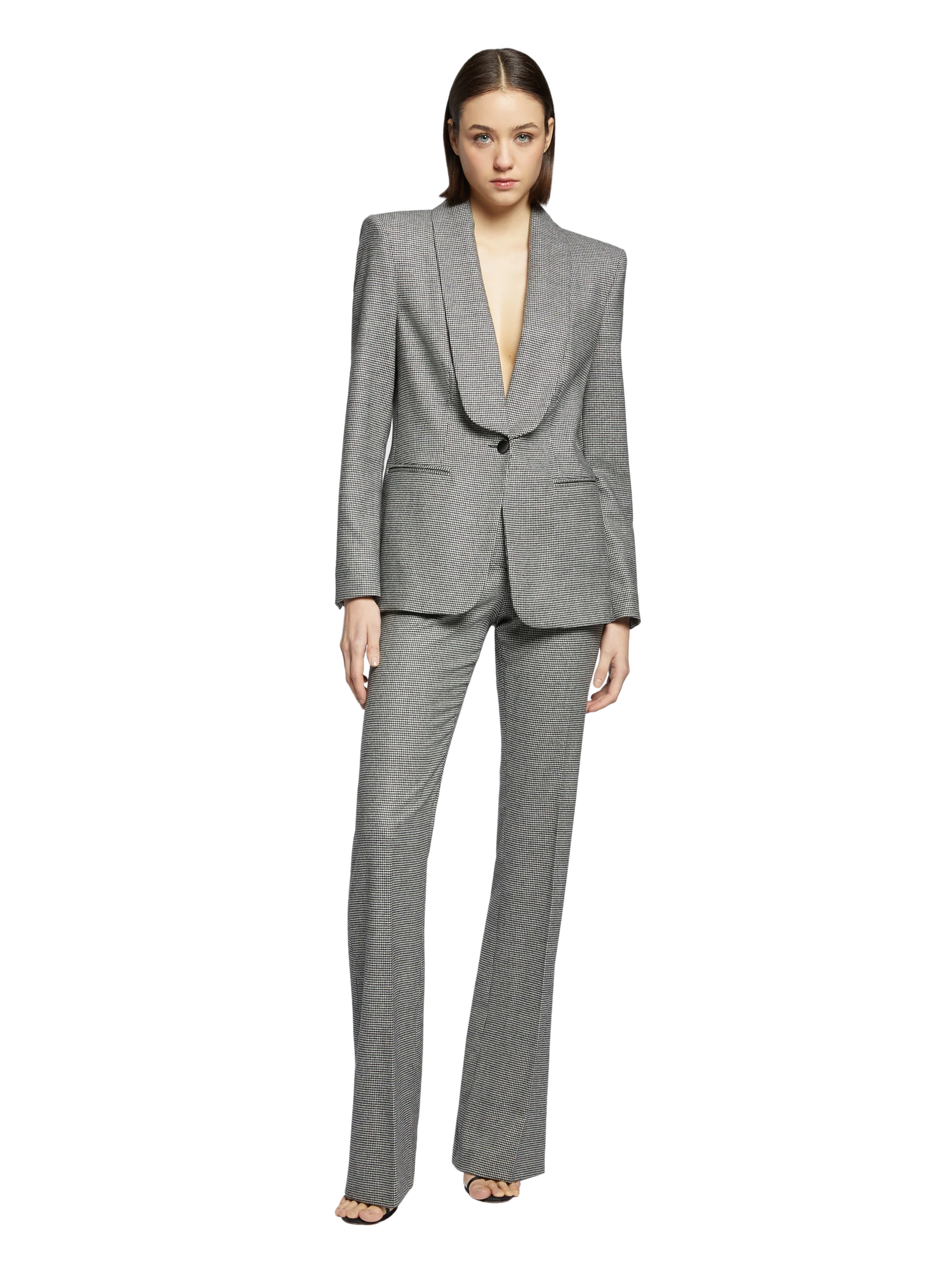 PIED DE POULE SMOKING BLAZER
