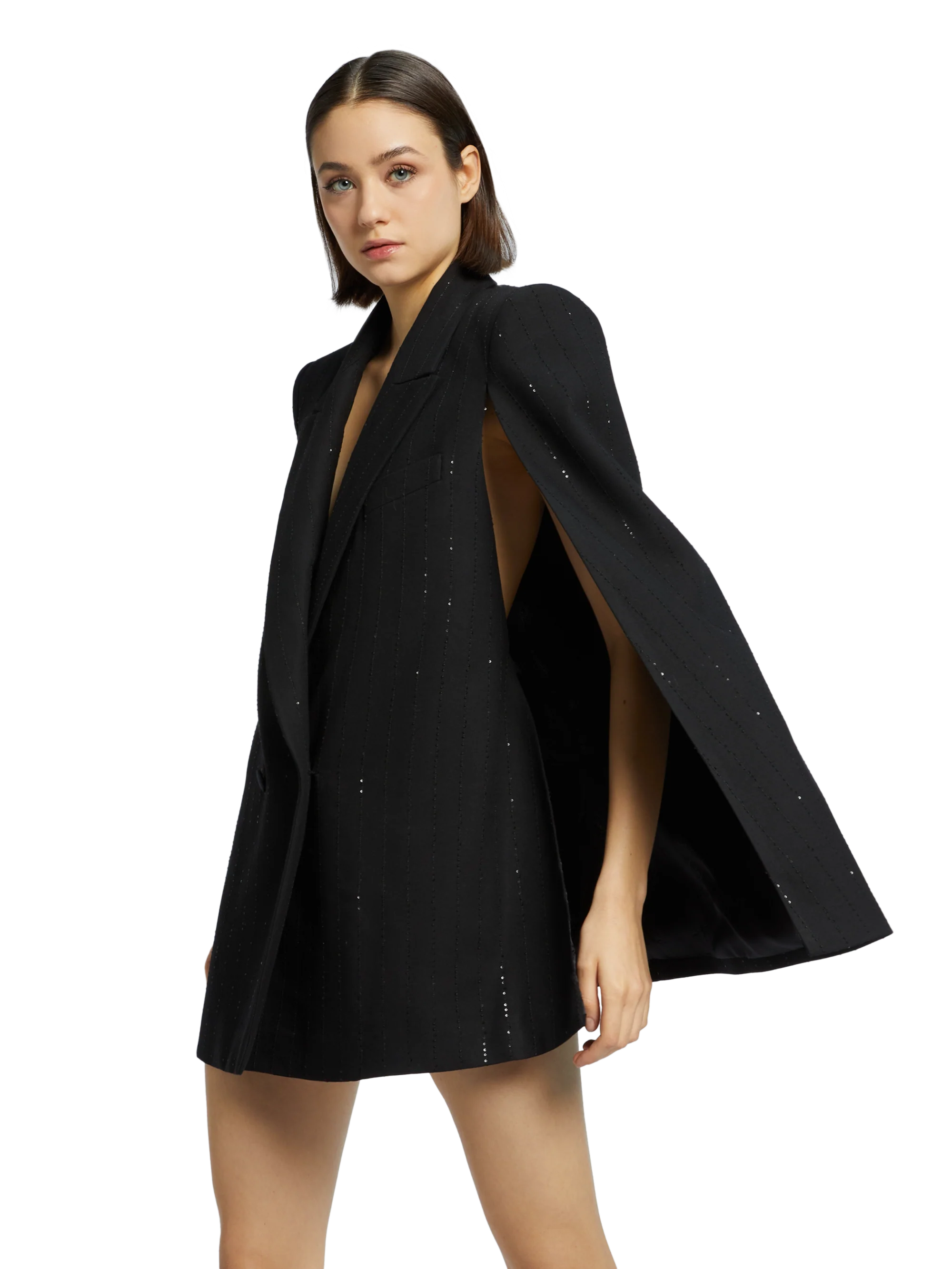 PINSTRIPE MICROSEQUINS BLAZER - Image 5