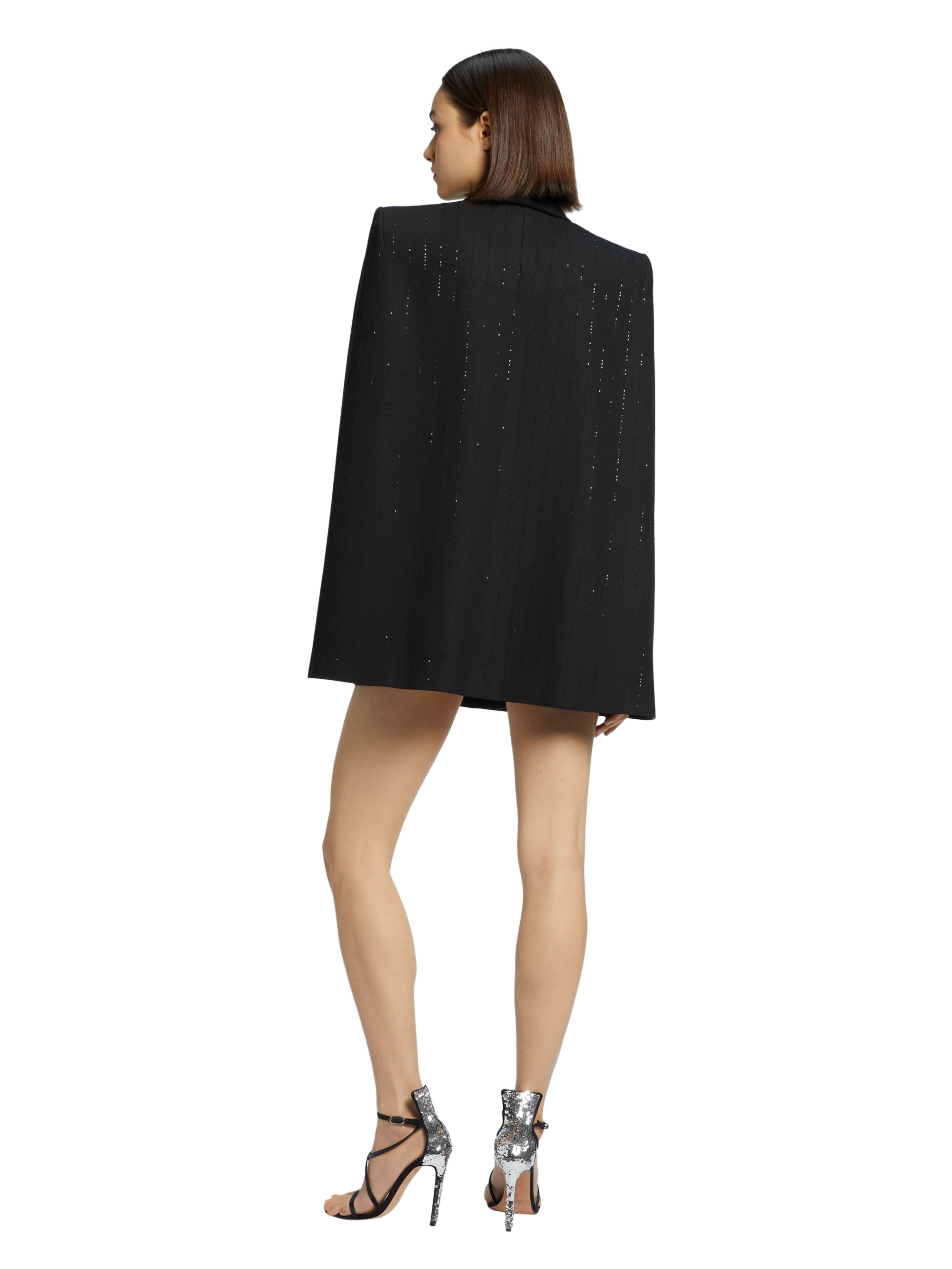 PINSTRIPE MICROSEQUINS BLAZER - Image 6