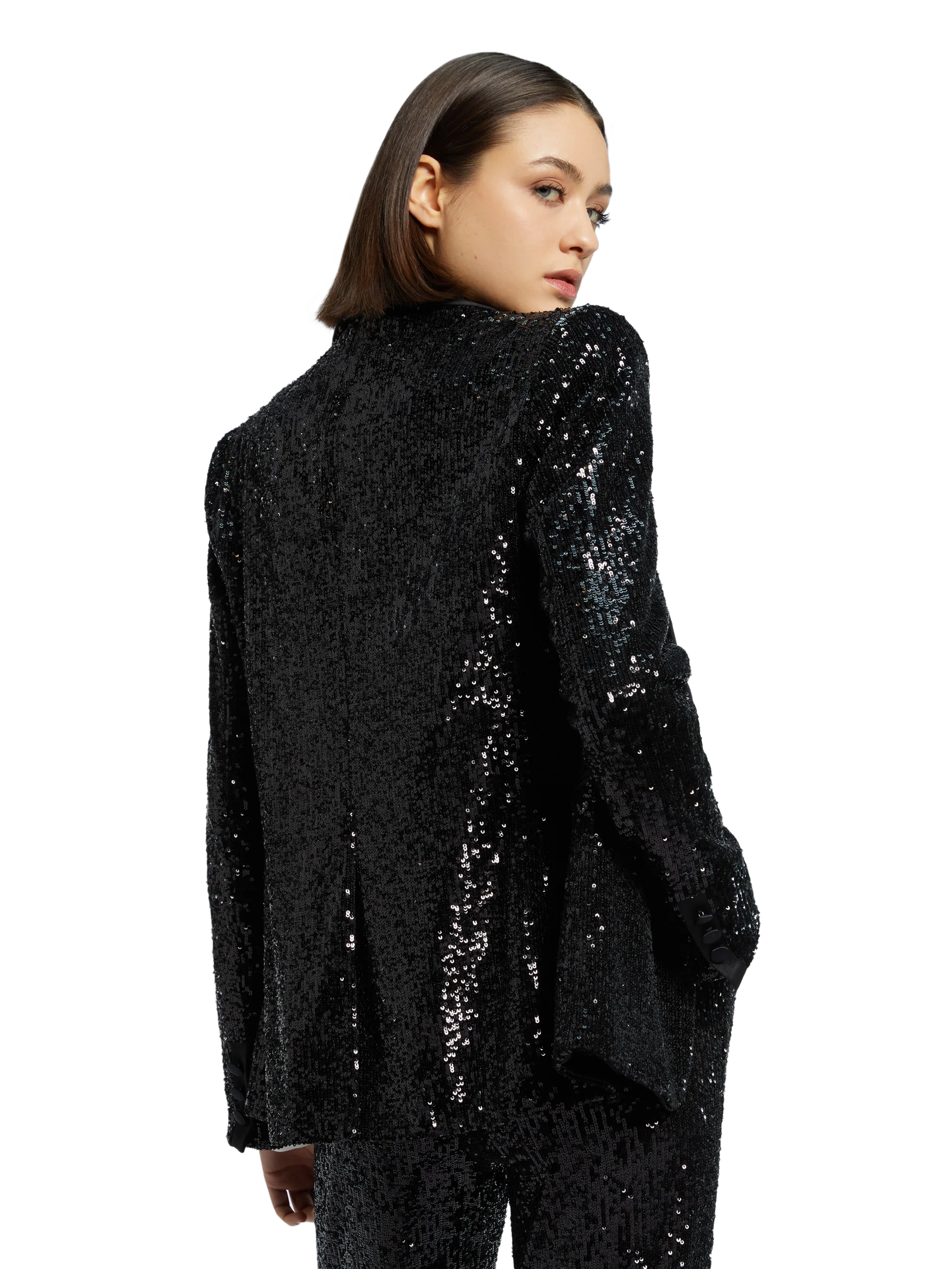 SEQUINS SMOKING BLAZER - Image 6