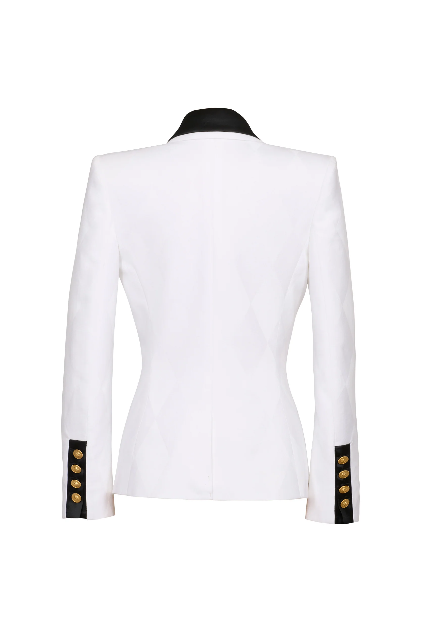 WHITE SLIM FIT BLAZER - Image 6