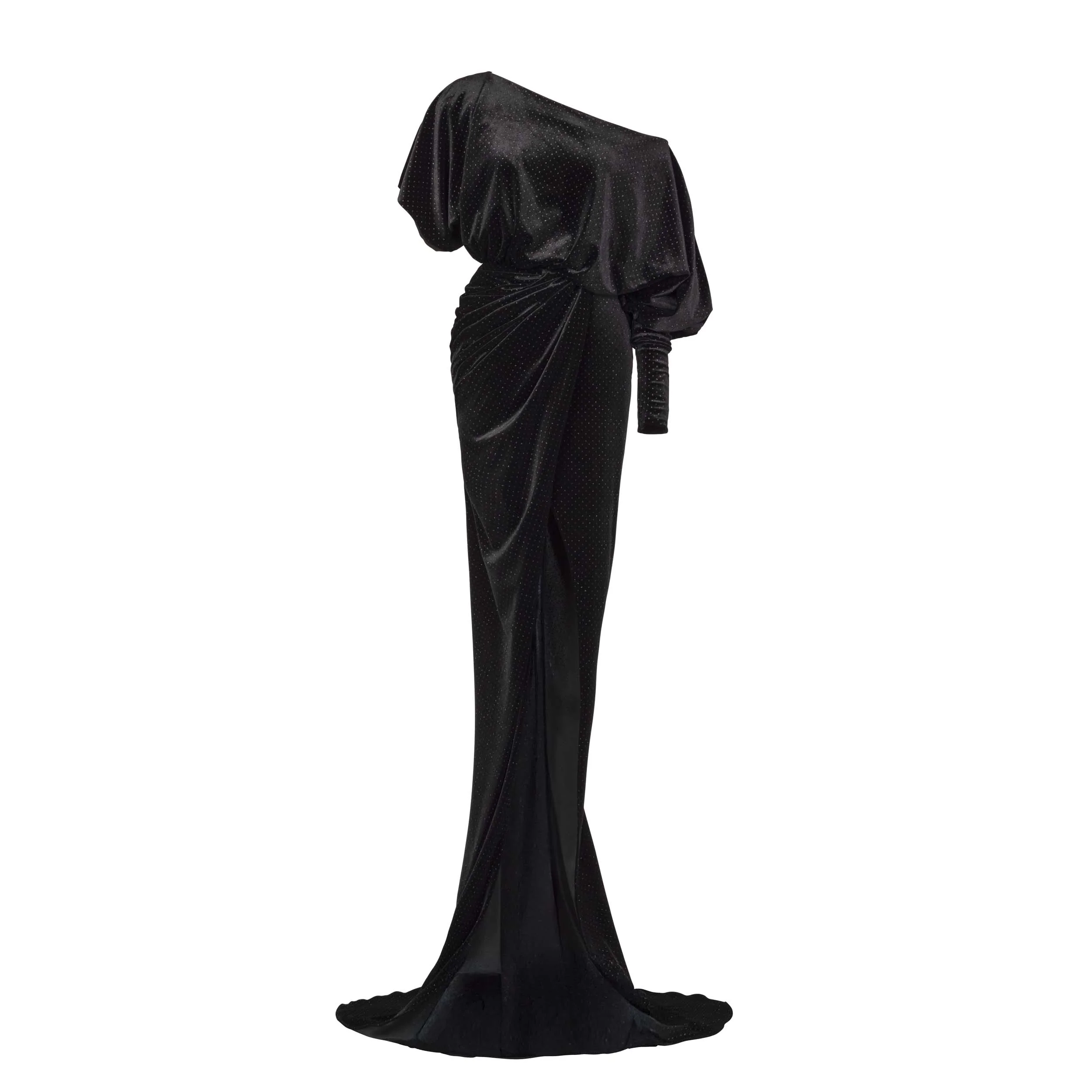 VELVET LONG DRESS - Image 5